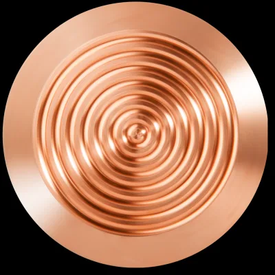 Taktile Noppe aus Bronze, witterungsbeständig