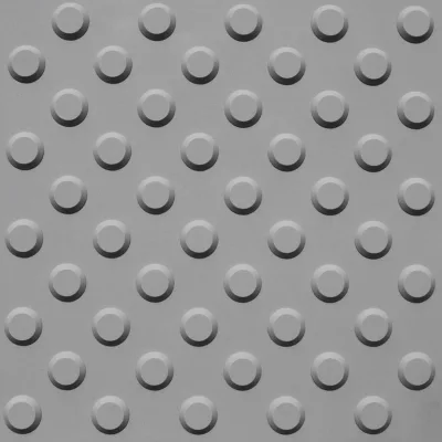 Taktile Noppenplatte aus UV-beständigem Kunststoff für Aufmerksamkeitsfelder